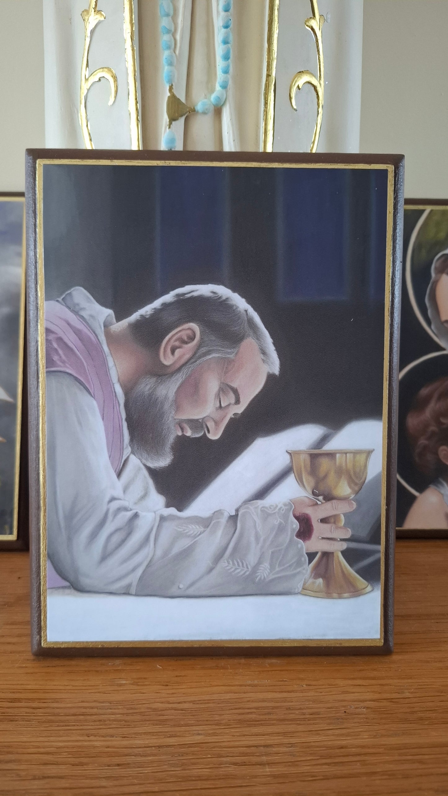 Saint Padre Pio Devotional Plaque