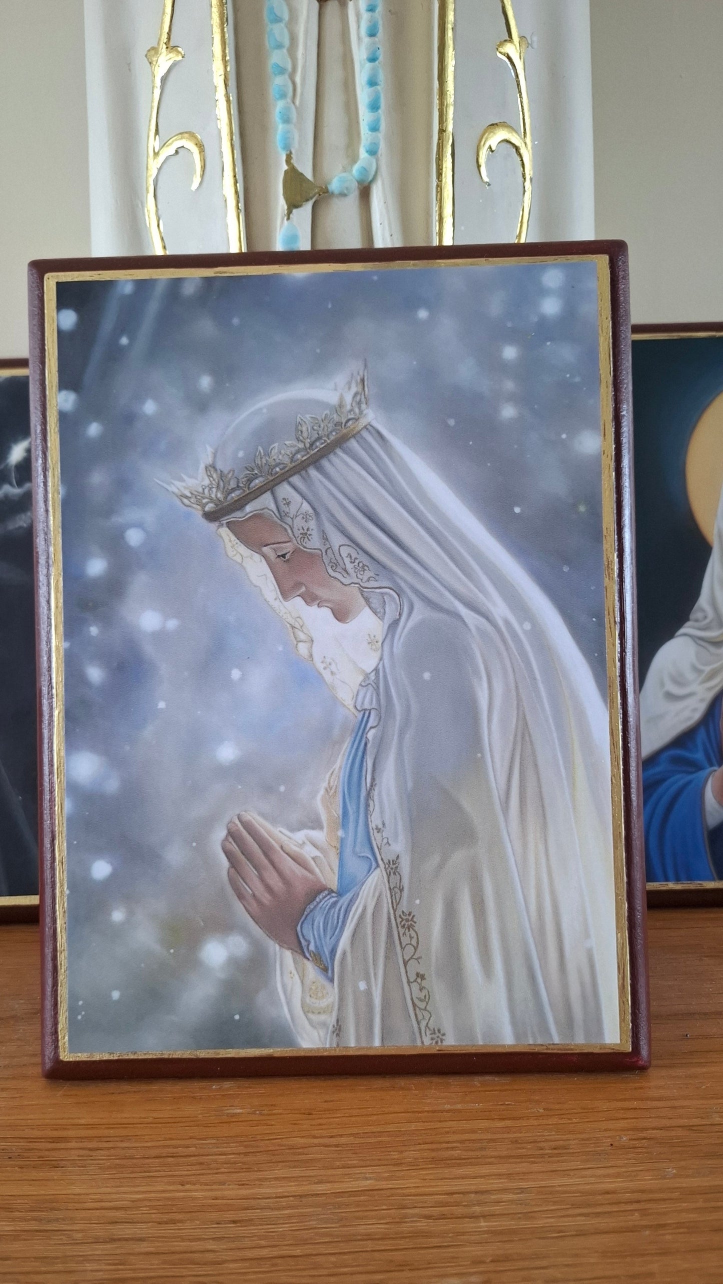 Our Lady Queen of Heaven Devotional Plaque