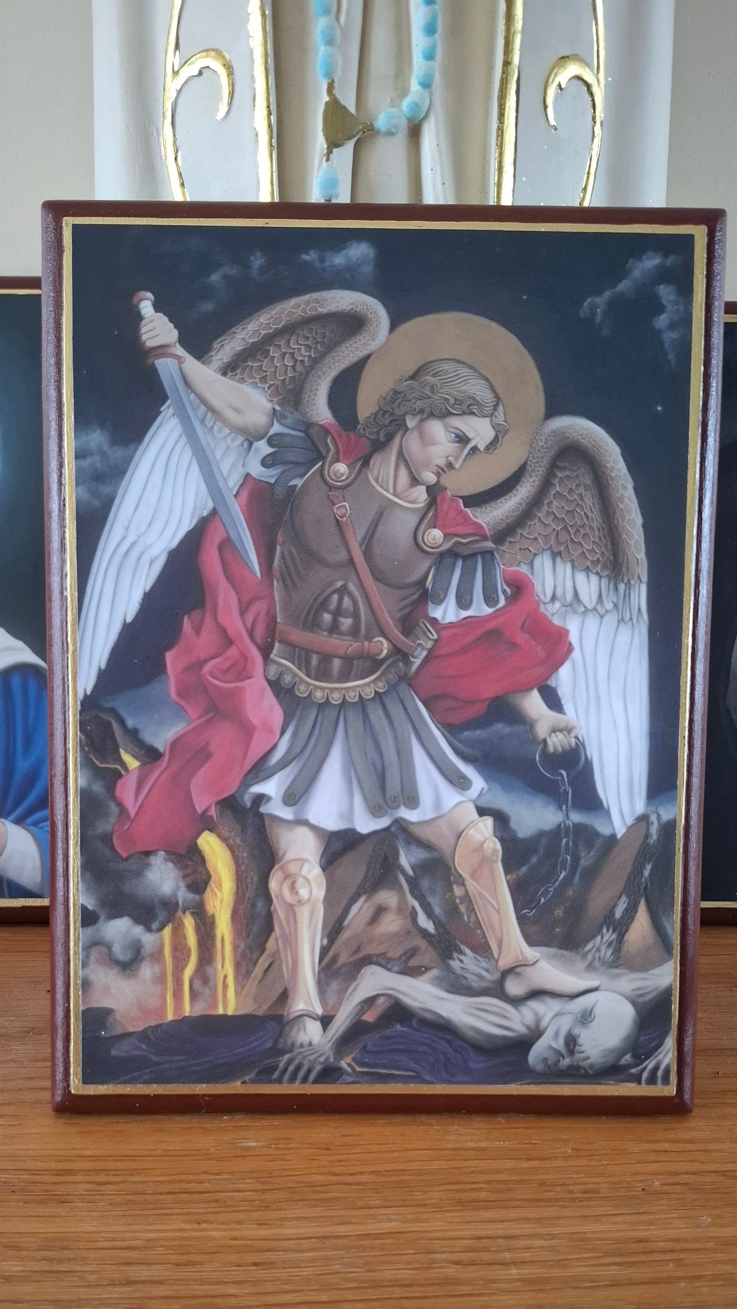 St Michael Archangel Devotional Plaque