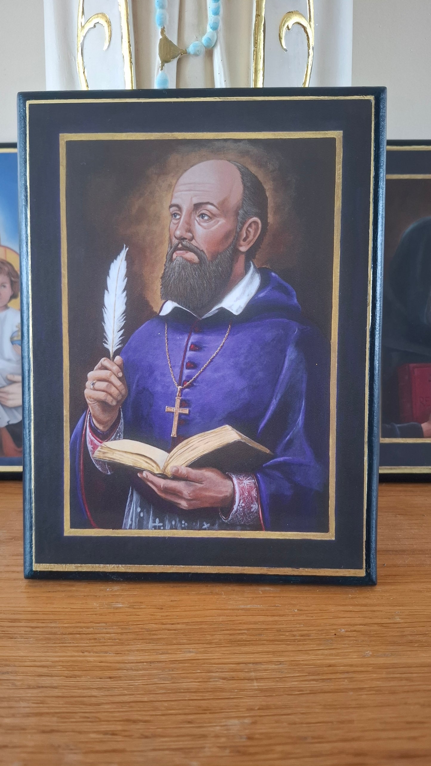 St Francis De Sales Devotional Plaque