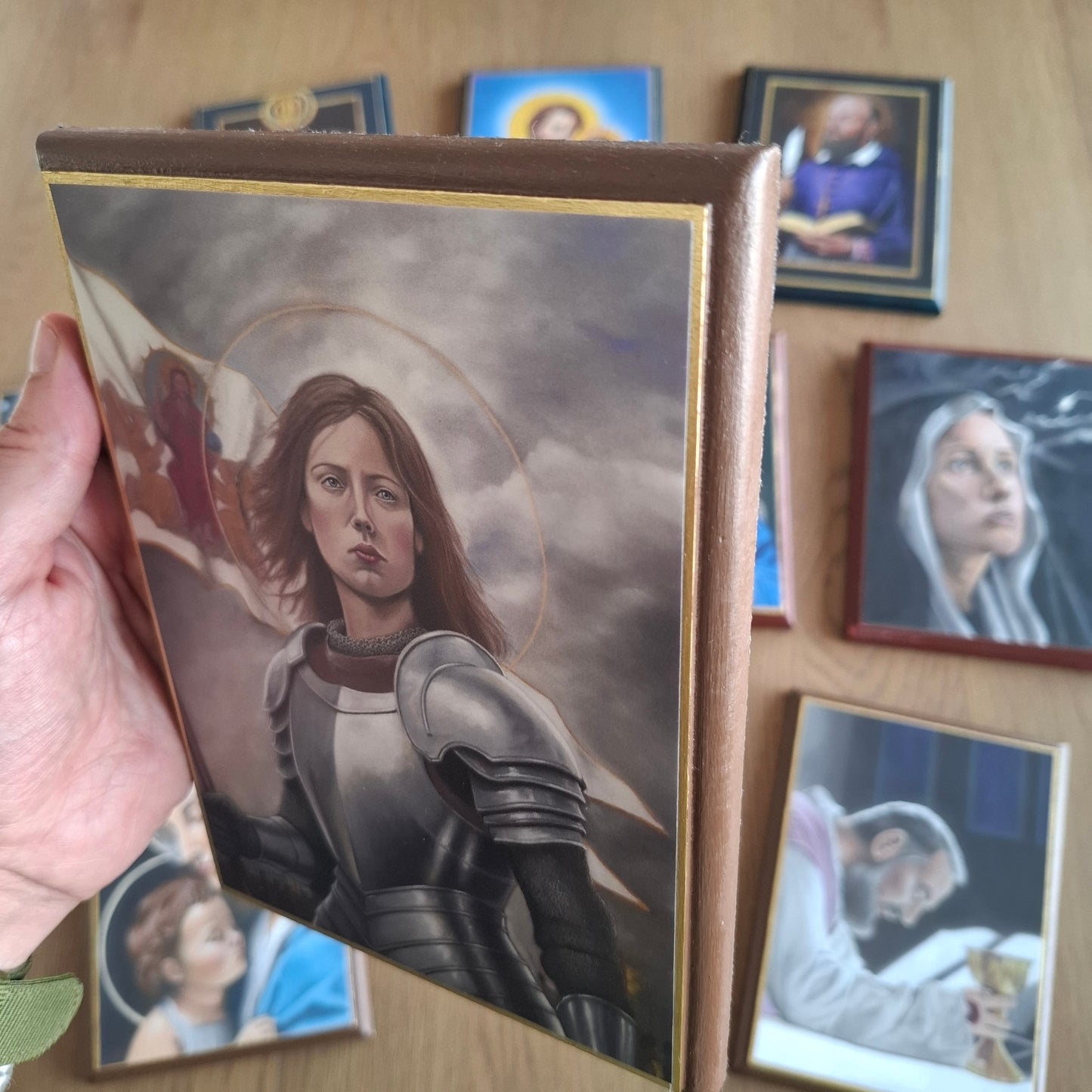 Saint Joan or Arc Devotional Plaque