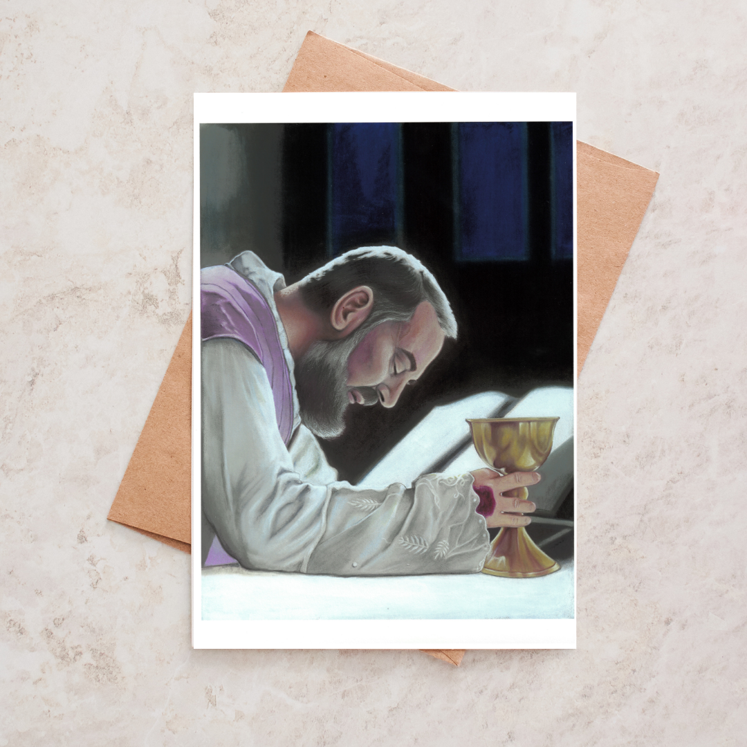 Saint Padre Pio at the Consecration