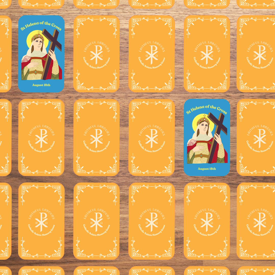 Catholic Saints Memory Game