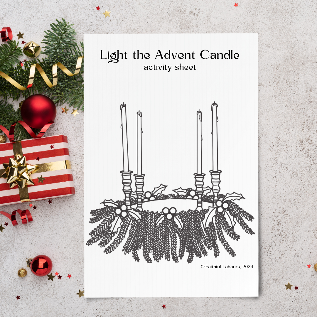 Light the Advent Candle Activity - Digital Download