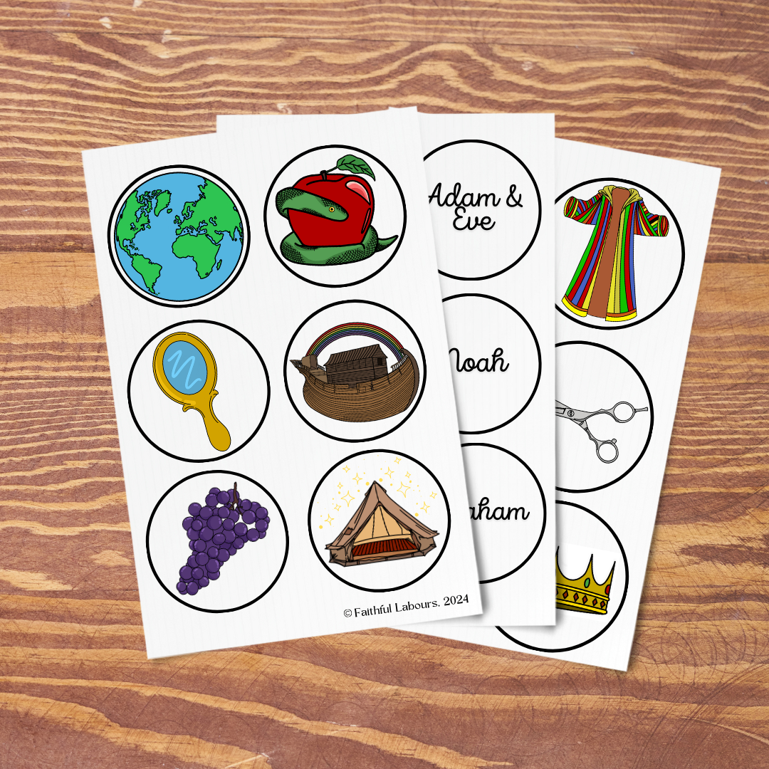 Jesse Tree Symbol Card Matching Game - digital download!