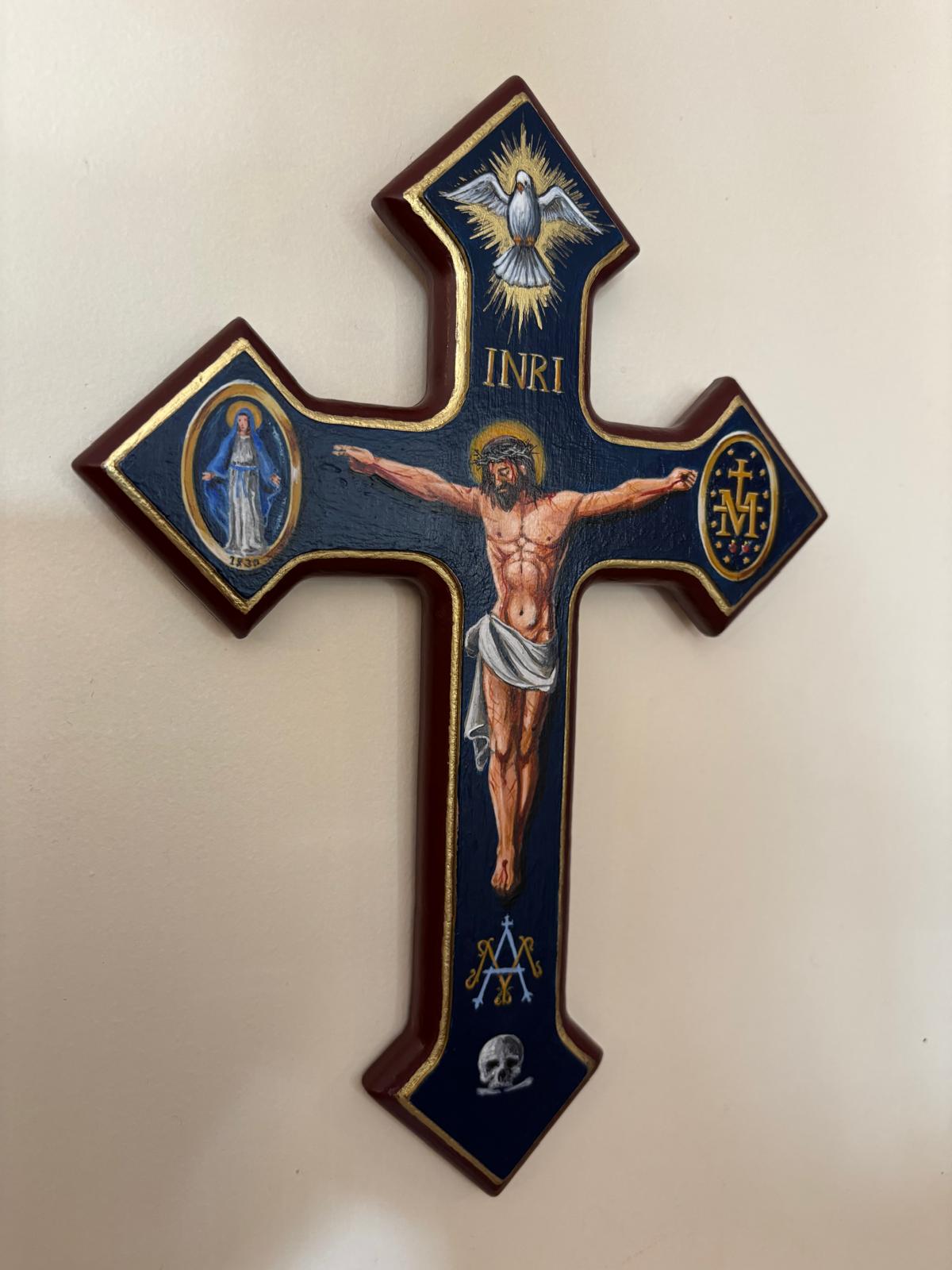 Devotional Crucifix - Marian