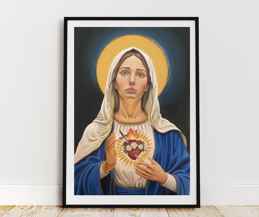 The Immaculate Heart of Mary – Fine Art Print (Pre-Order)