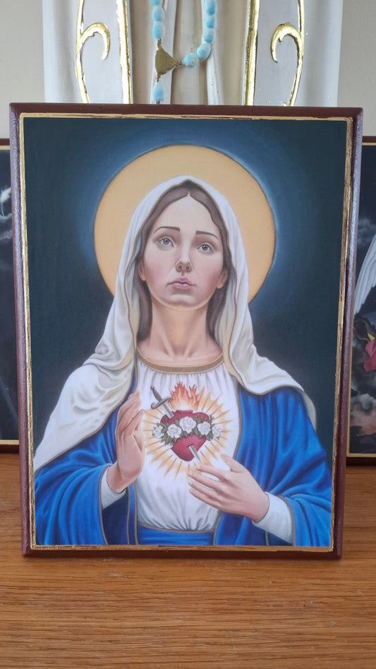 Immaculate Heart Devotional Plaque