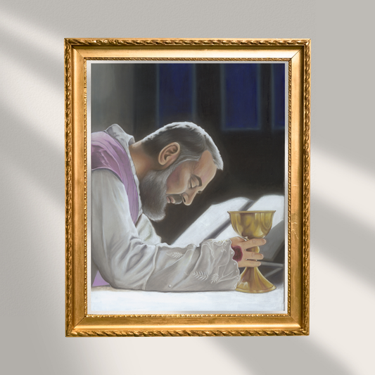 Saint Padre Pio at the Consecration