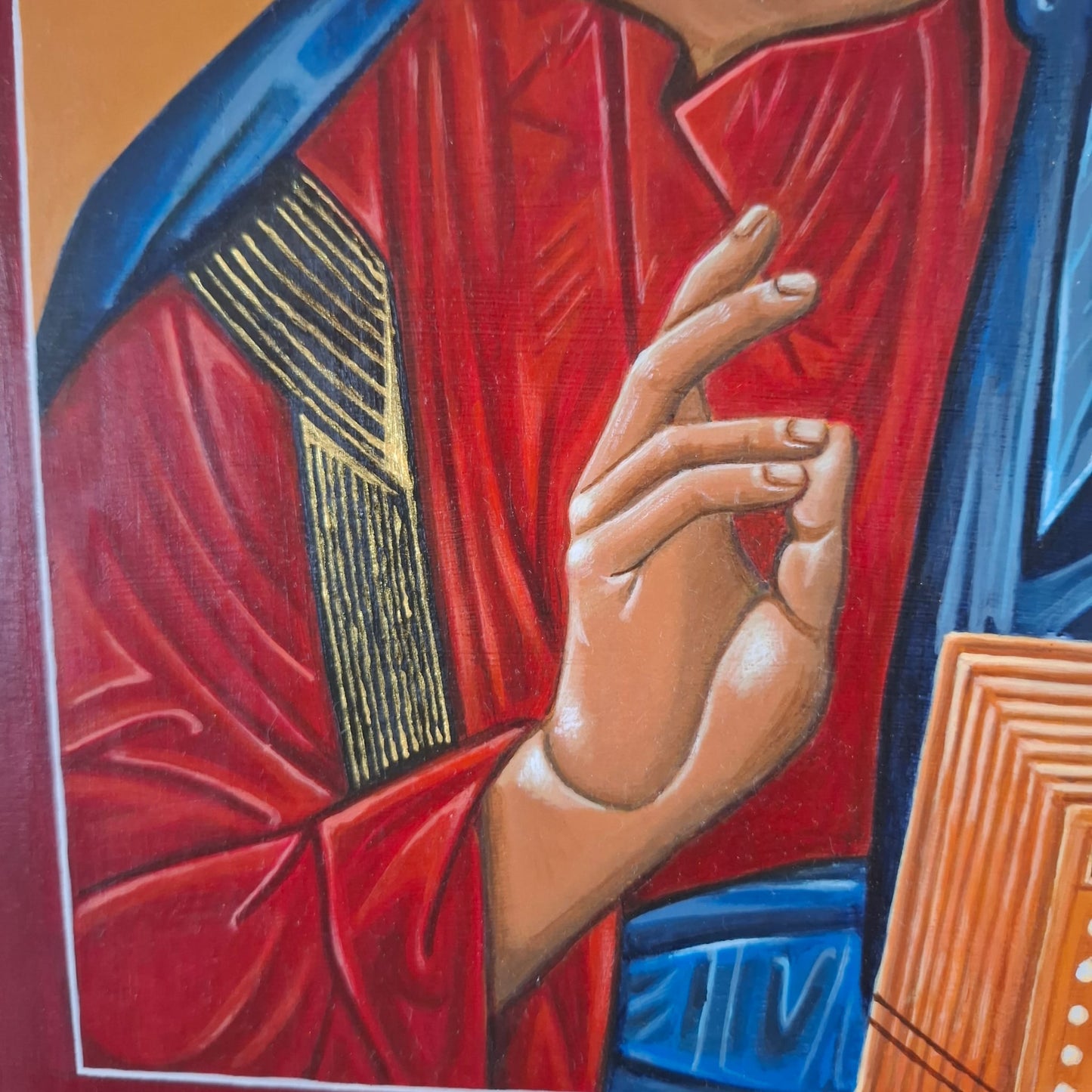 Icon of Our Lord Jesus Christ - Original painted Art work