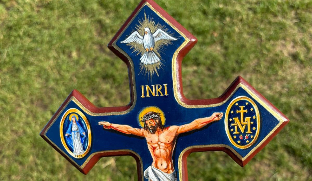 Devotional Crucifix - Marian