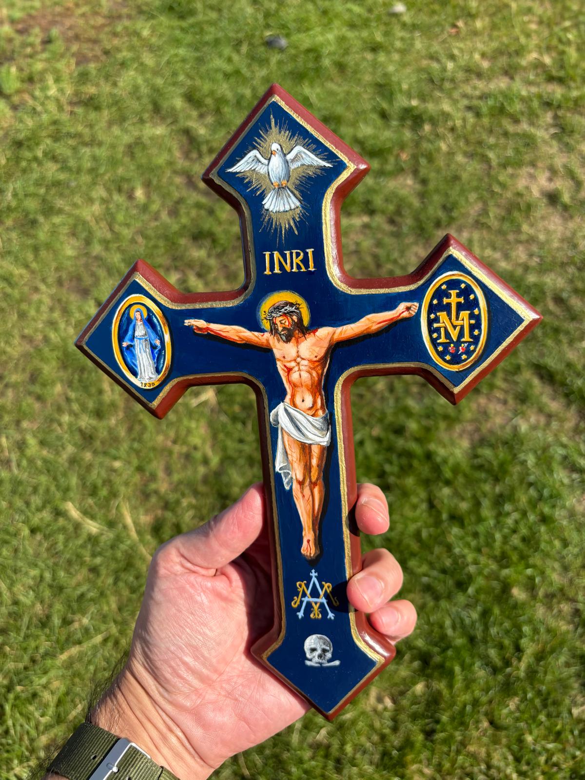 Devotional Crucifix - Marian