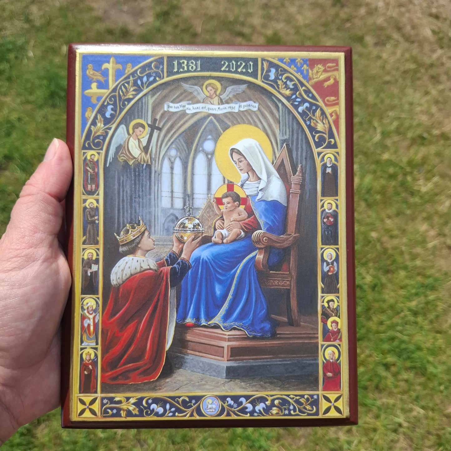 Our Lady's Dowry Devotional Plaque