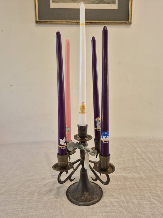 Hand-painted Advent Candle Set