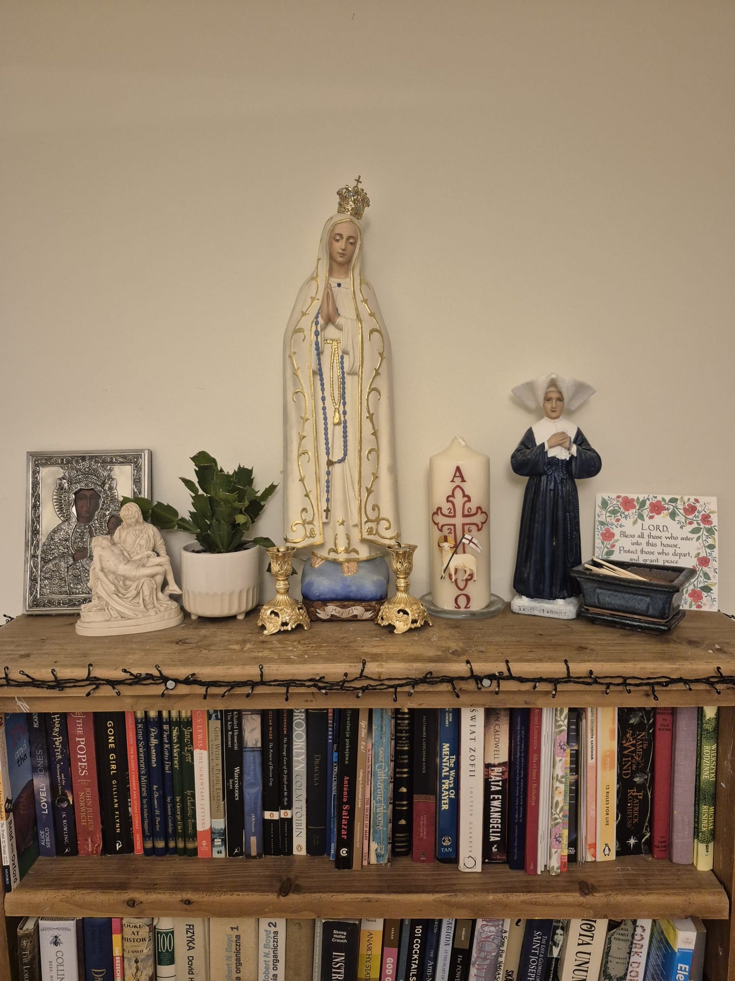 Hand painted Paschal Candle