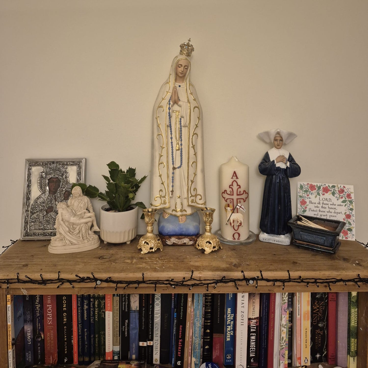 Hand painted Paschal Candle