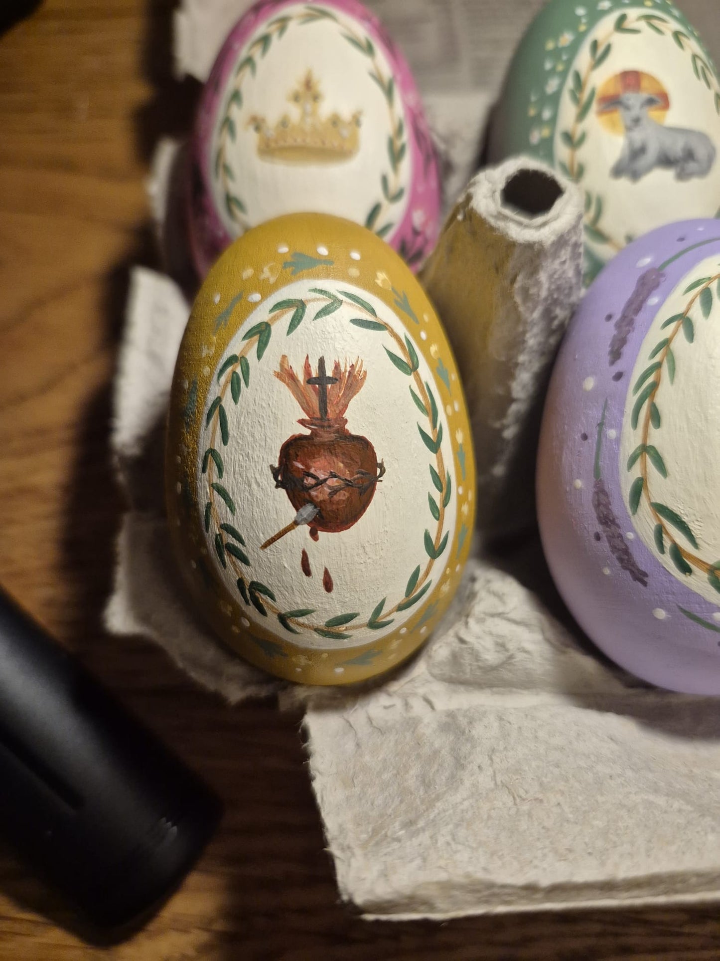 Hand Painted Wooden Easter Eggs