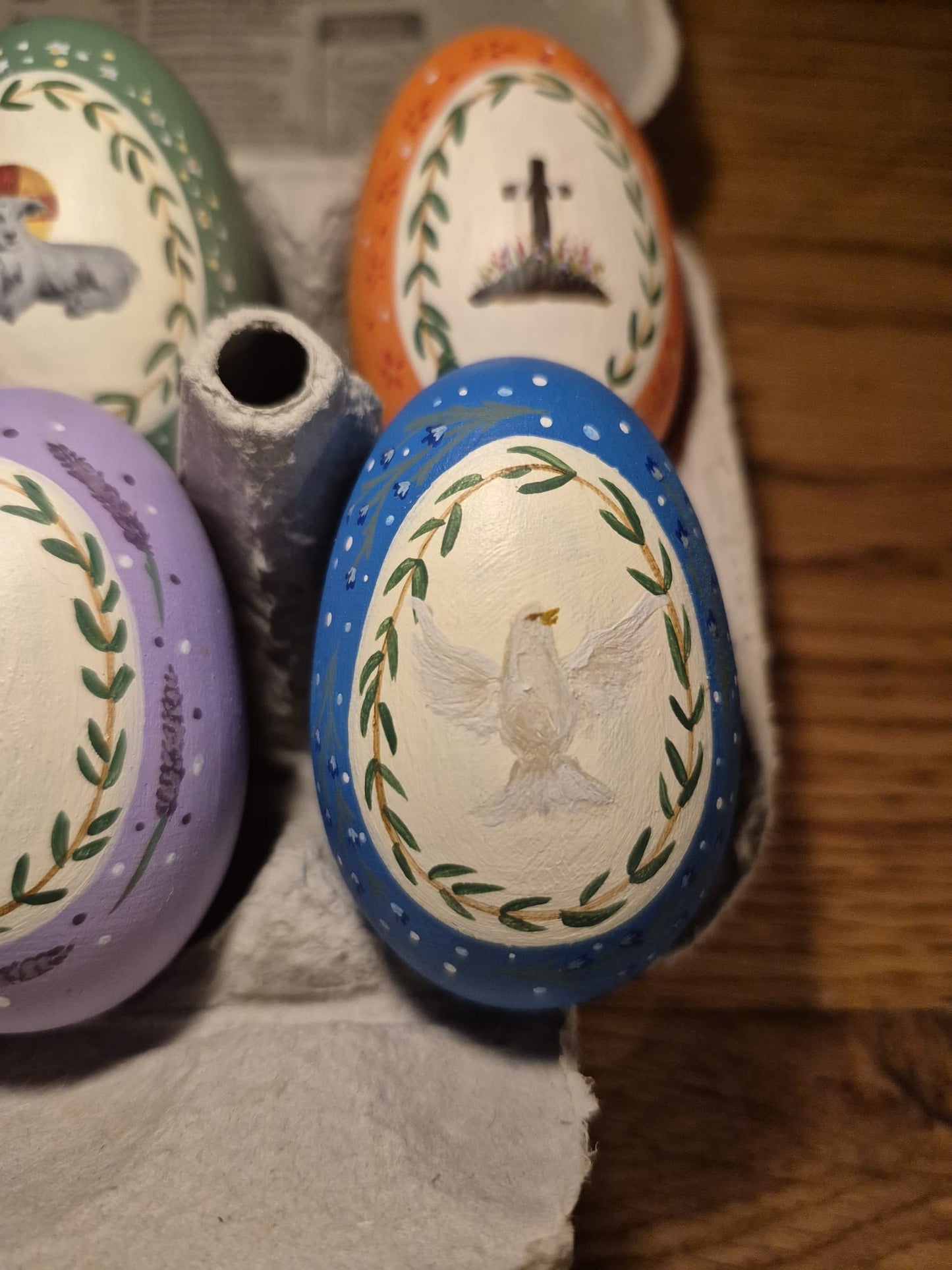 Hand Painted Wooden Easter Eggs